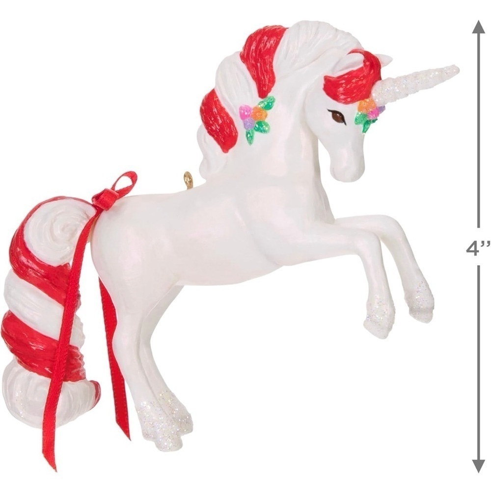 Sweet Unicorn Hallmark Keepsake Christmas Tree Ornament - Picture 2 of 6